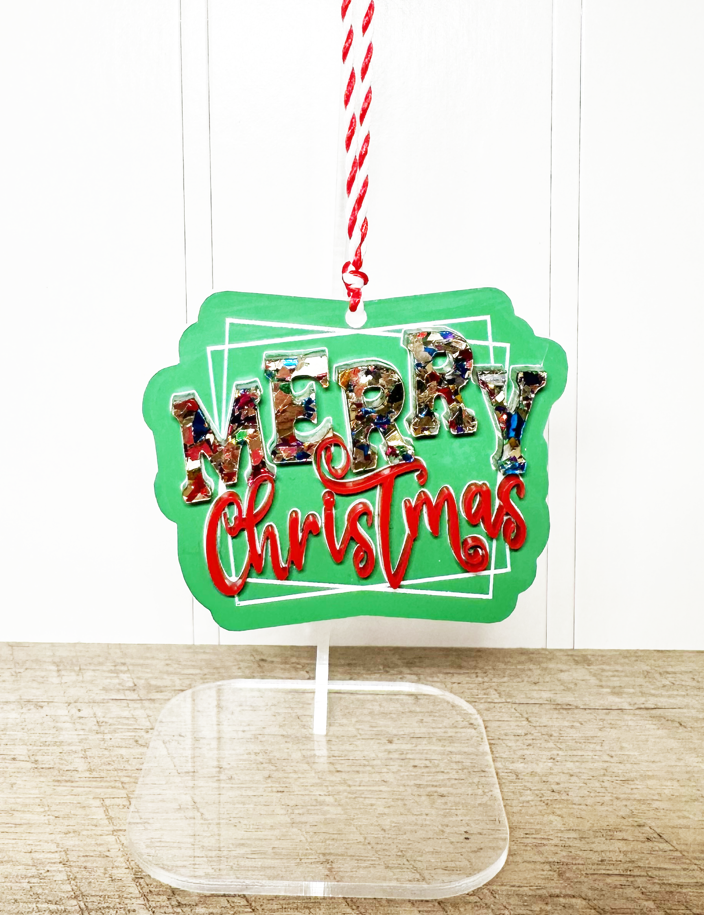 MERRY CHRISTMAS CHRISTMAS ORNAMENT-MULTI COLOR