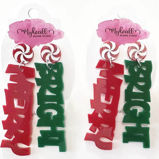 Christmas Earrings - MERRY BRIGHT
