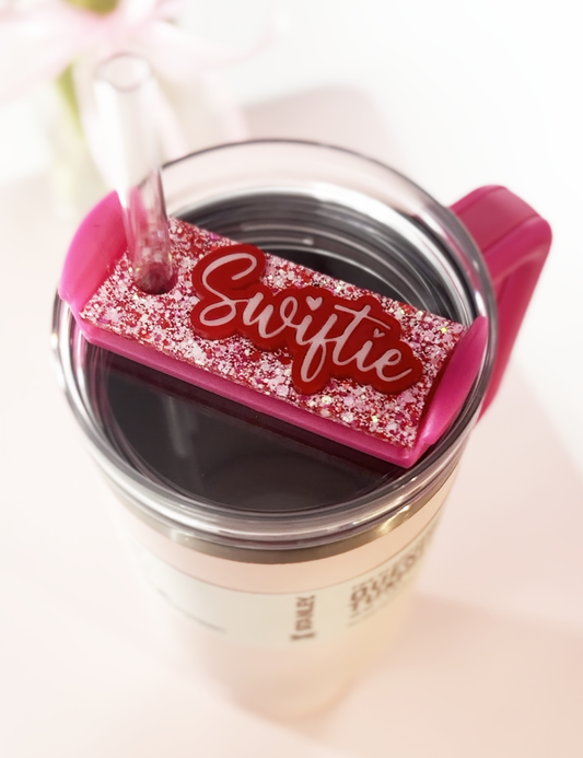 TUMBLER TOPPER TAG - PINK CONFETTI SWIFTIE