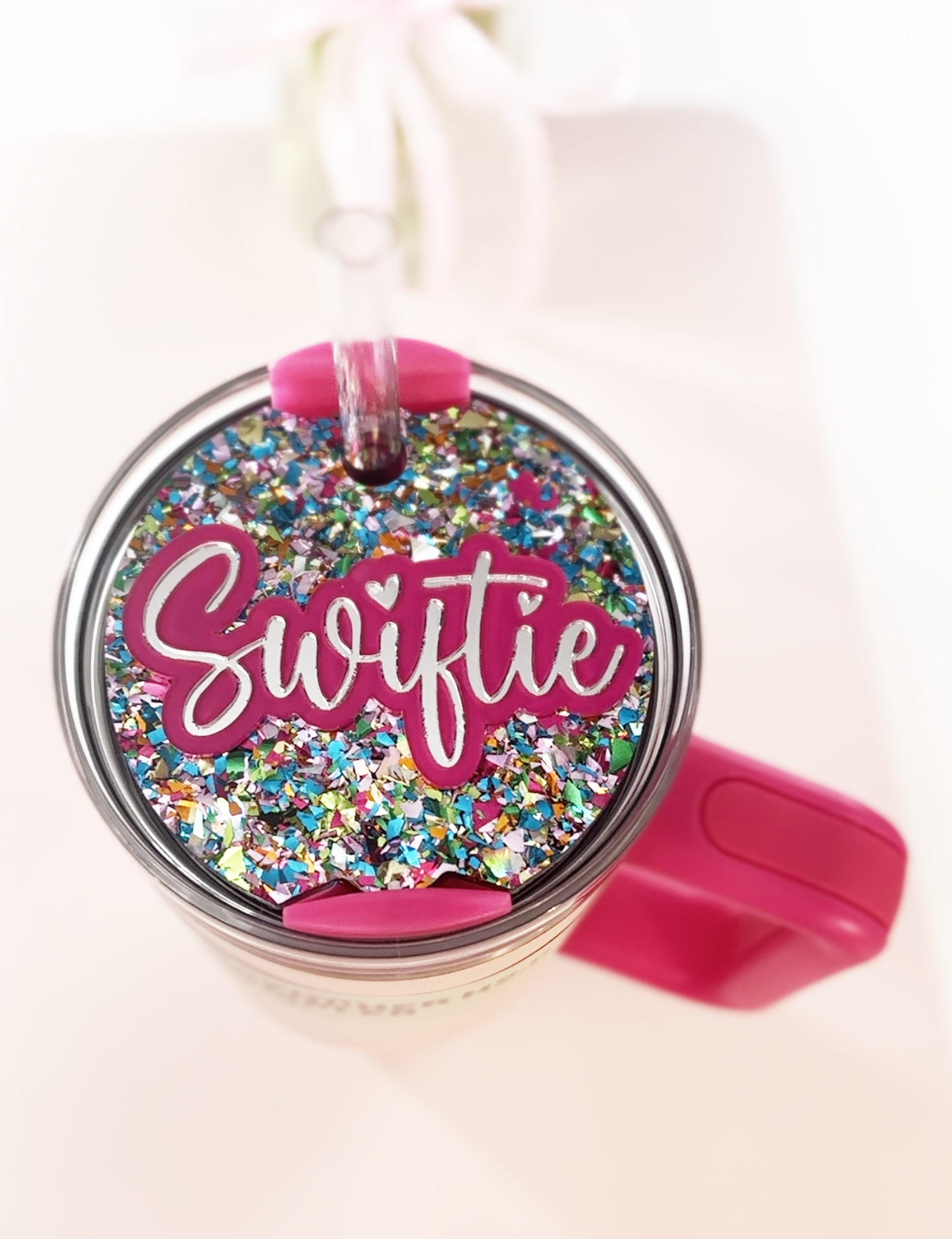 TUMBLER TOPPER - FULL LID - SPRING FLING SWIFTIE