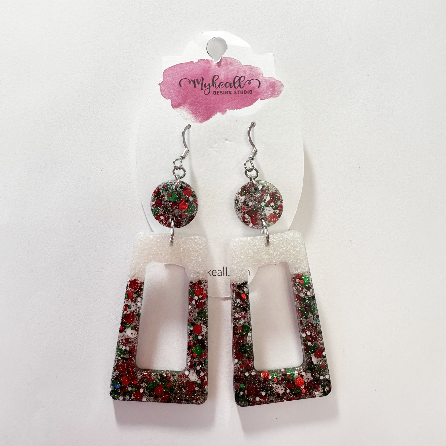 Christmas Earrings - Teardrop 2