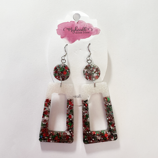 Christmas Earrings - Teardrop 2