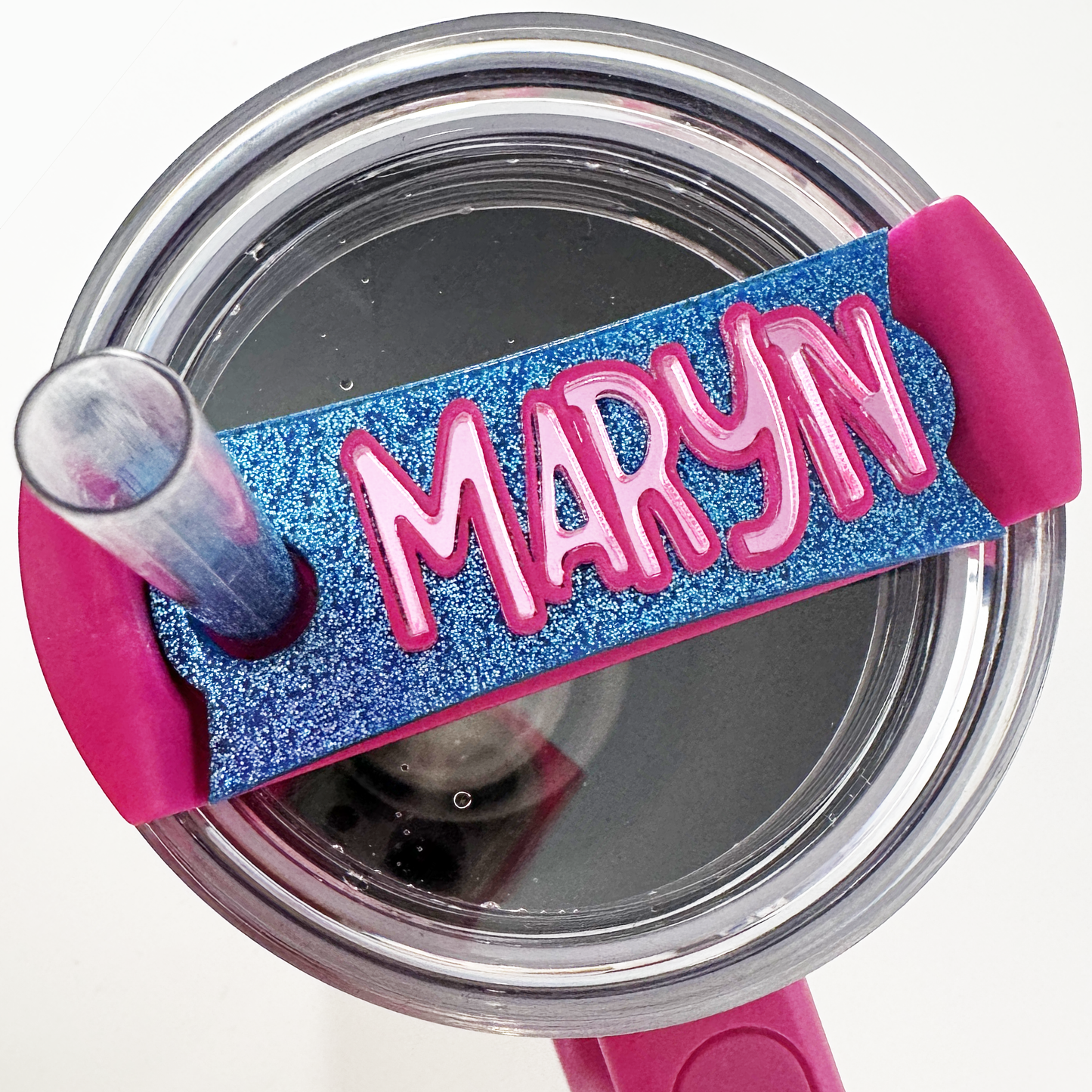 CUSTOM TUMBLER TOPPER TAG - NAME TAG#1