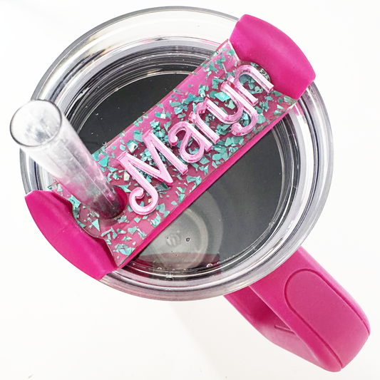 CUSTOM TUMBLER TOPPER TAG - NAME TAG#2