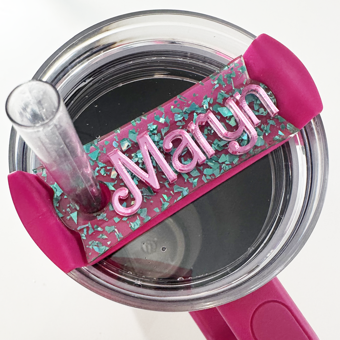 CUSTOM TUMBLER TOPPER TAG - NAME TAG#5