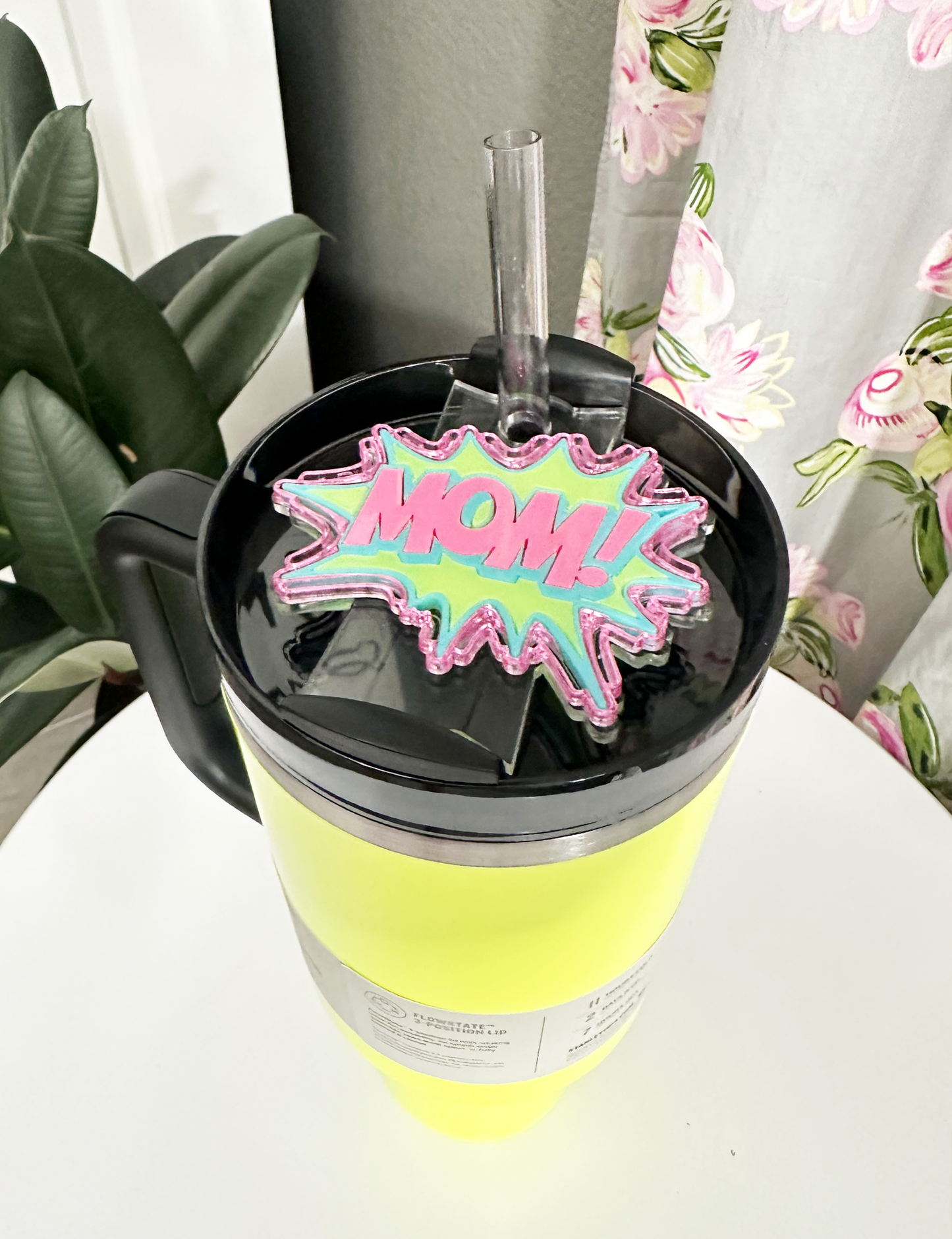 TUMBLER TOPPER TAG - MOM! COSMIC BOOM