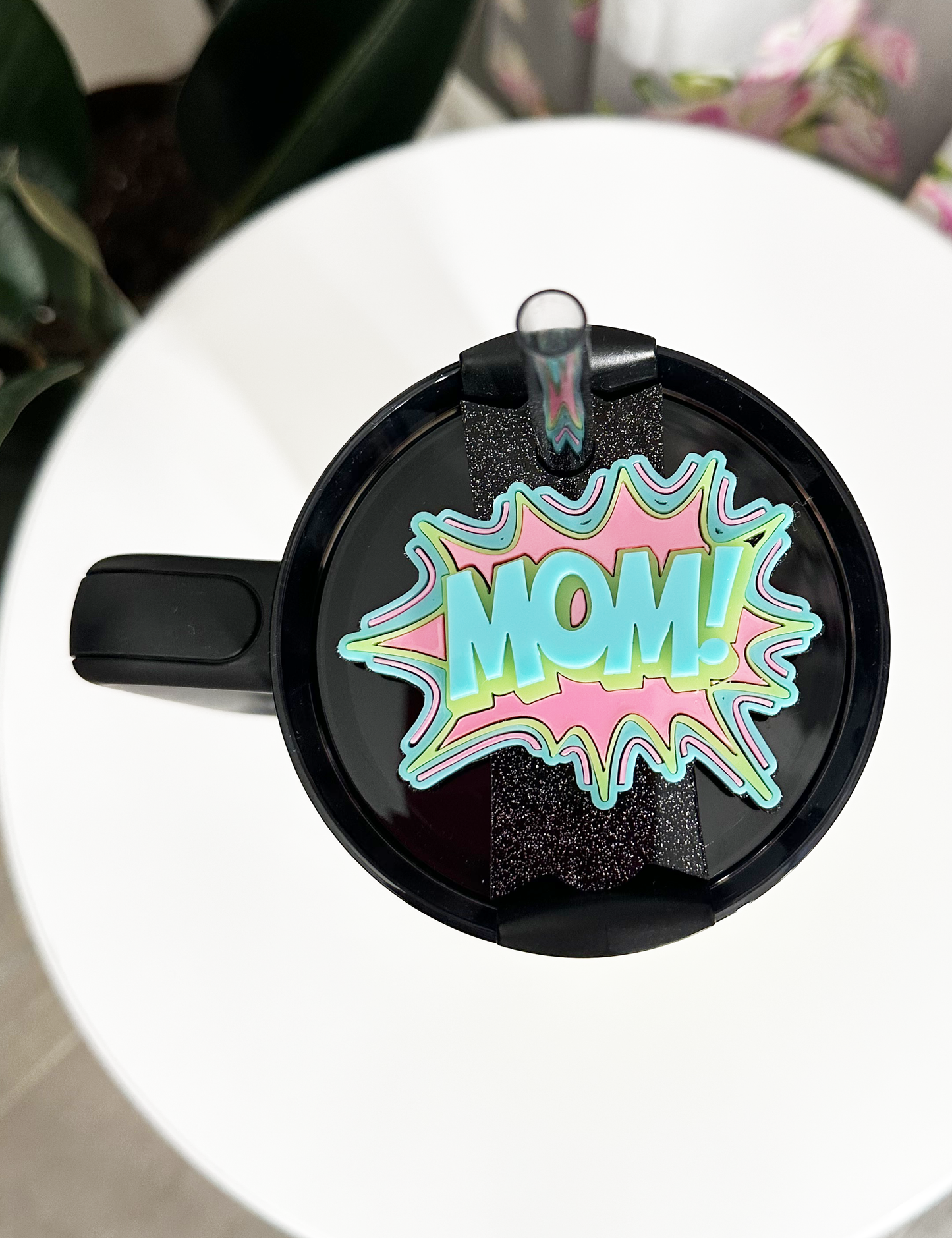 TUMBLER TOPPER TAG - MOM! COSMIC BOOM