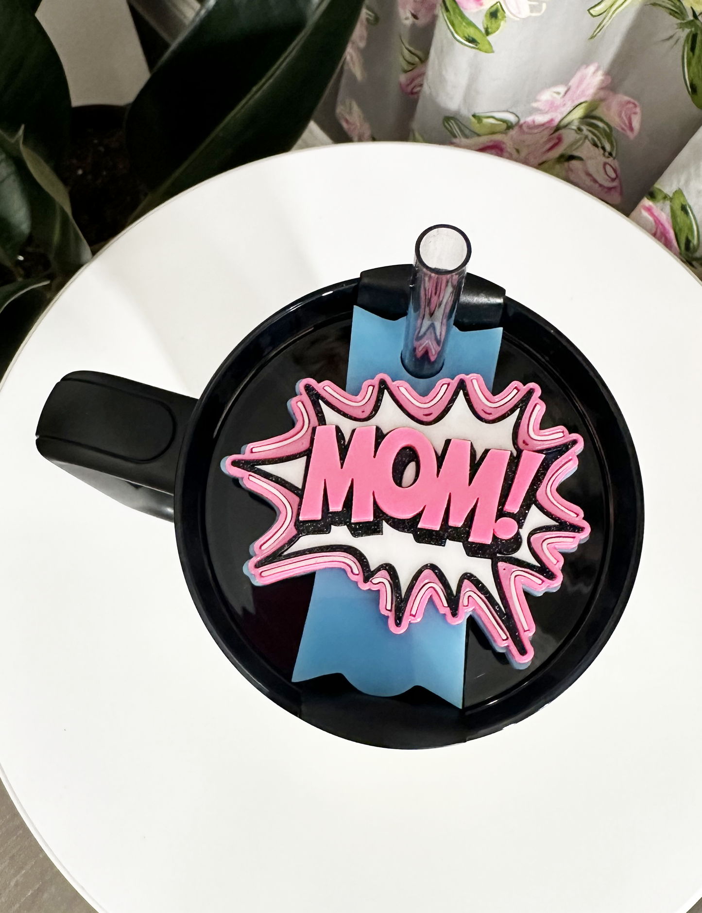 TUMBLER TOPPER TAG - MOM! COSMIC BOOM