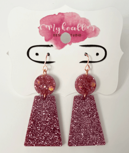 Rose Gold Earrings - 1