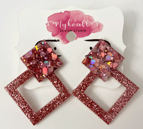 Rose Gold Earrings - 12