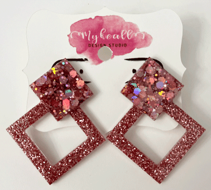 Rose Gold Earrings - 12