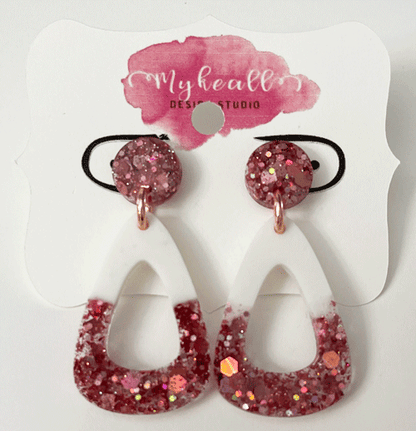 Rose Gold Earrings - 13