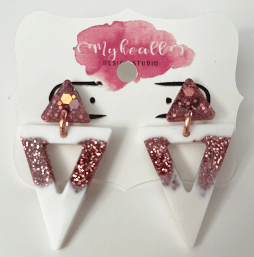 Rose Gold Earrings - 15