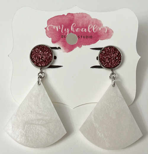 Rose Gold Earrings - 16