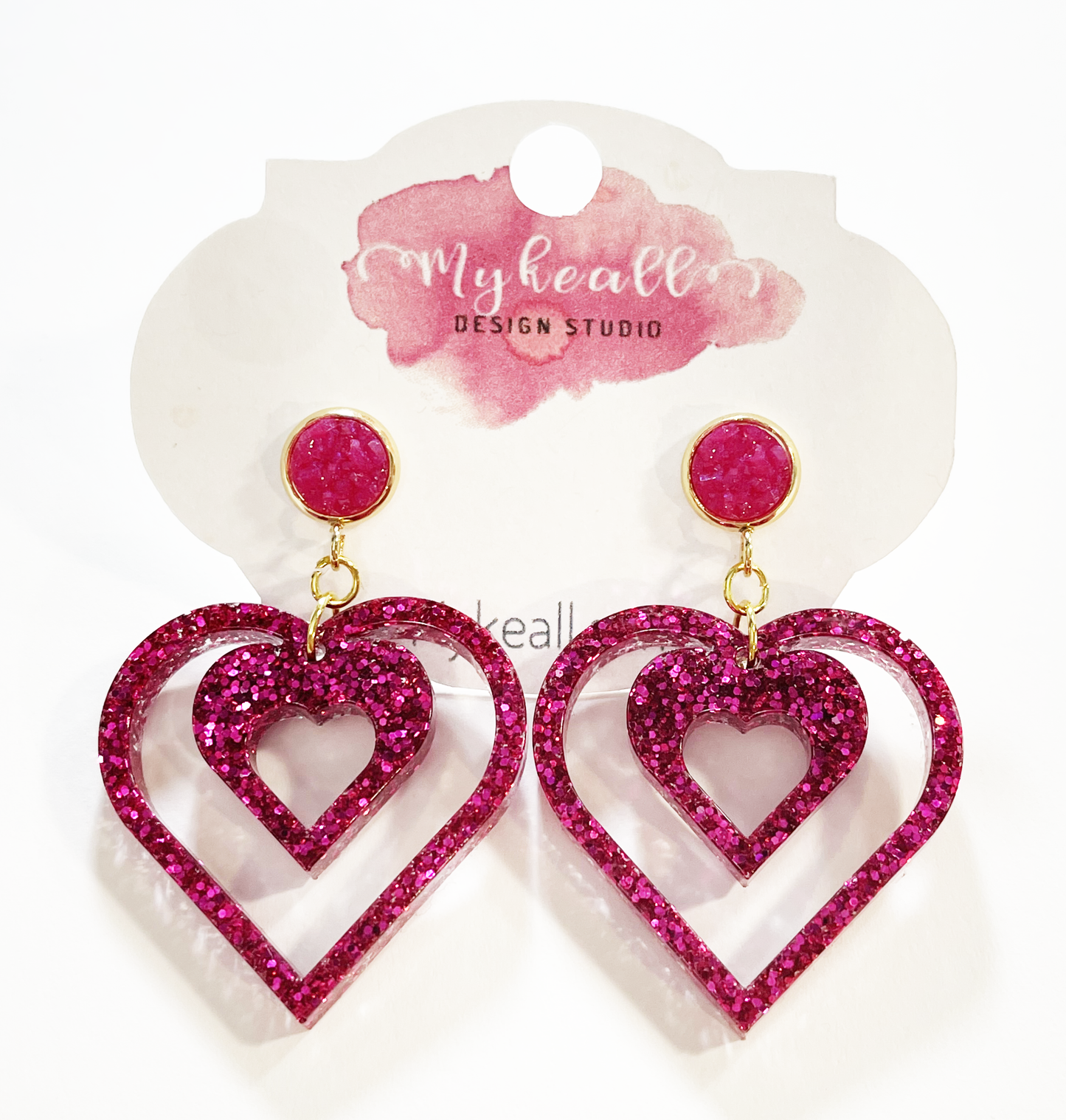 Heart Earrings - 2