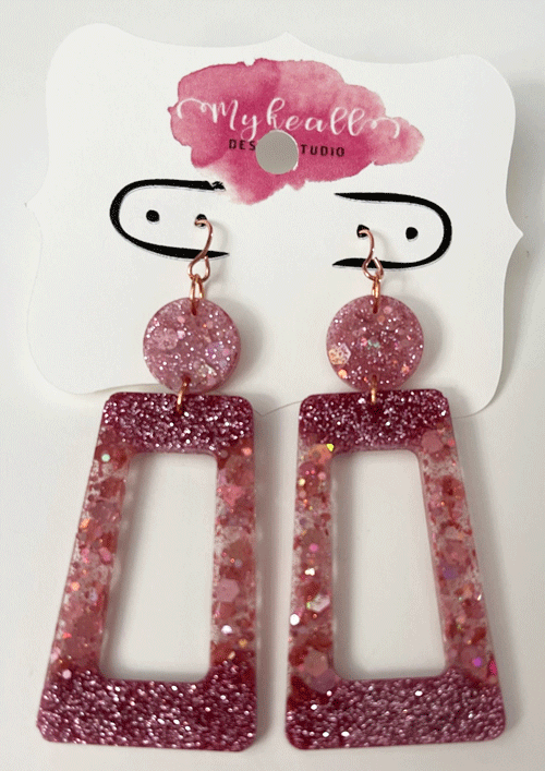 Rose Gold Earrings - 5