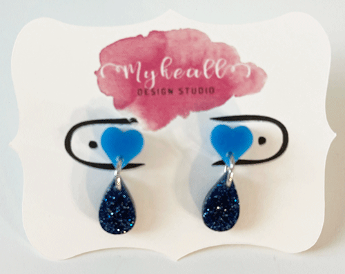 Blue Earrings - 2