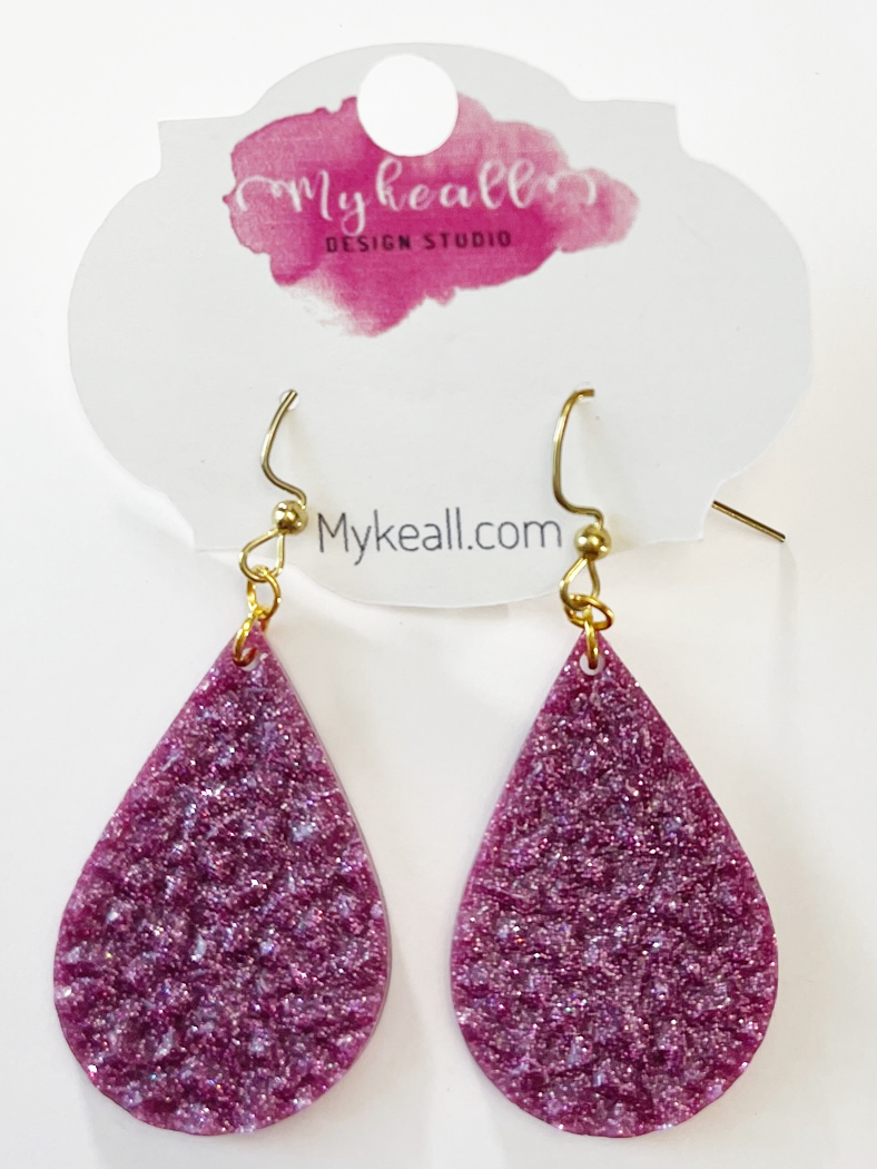 Purple Earrings - 32