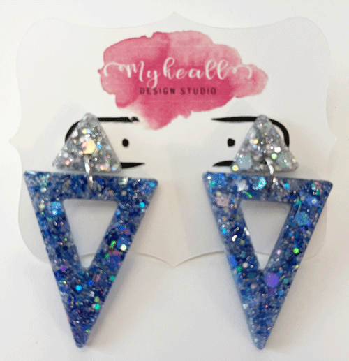 Blue Earrings - 4