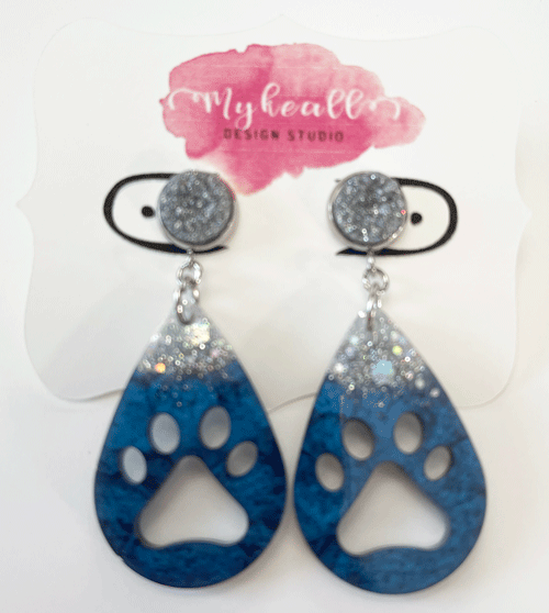 Blue Earrings - 6