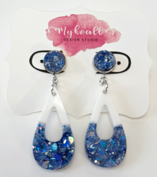 Blue Earrings - 7