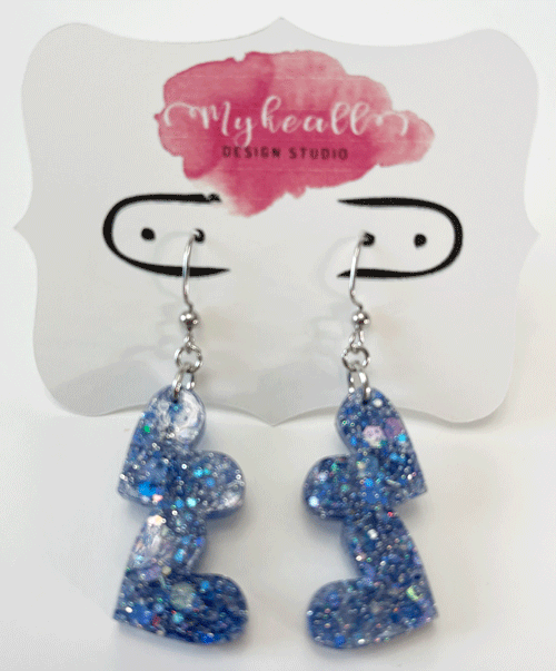 Blue Earrings - 9