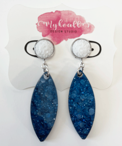 Blue Earrings - 10