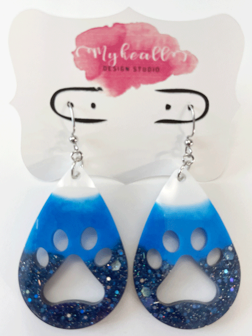 Blue Earrings - 11