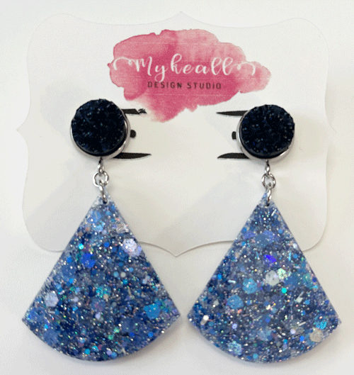 Blue Earrings - 12