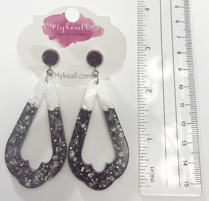 Maroon Earrings - 19