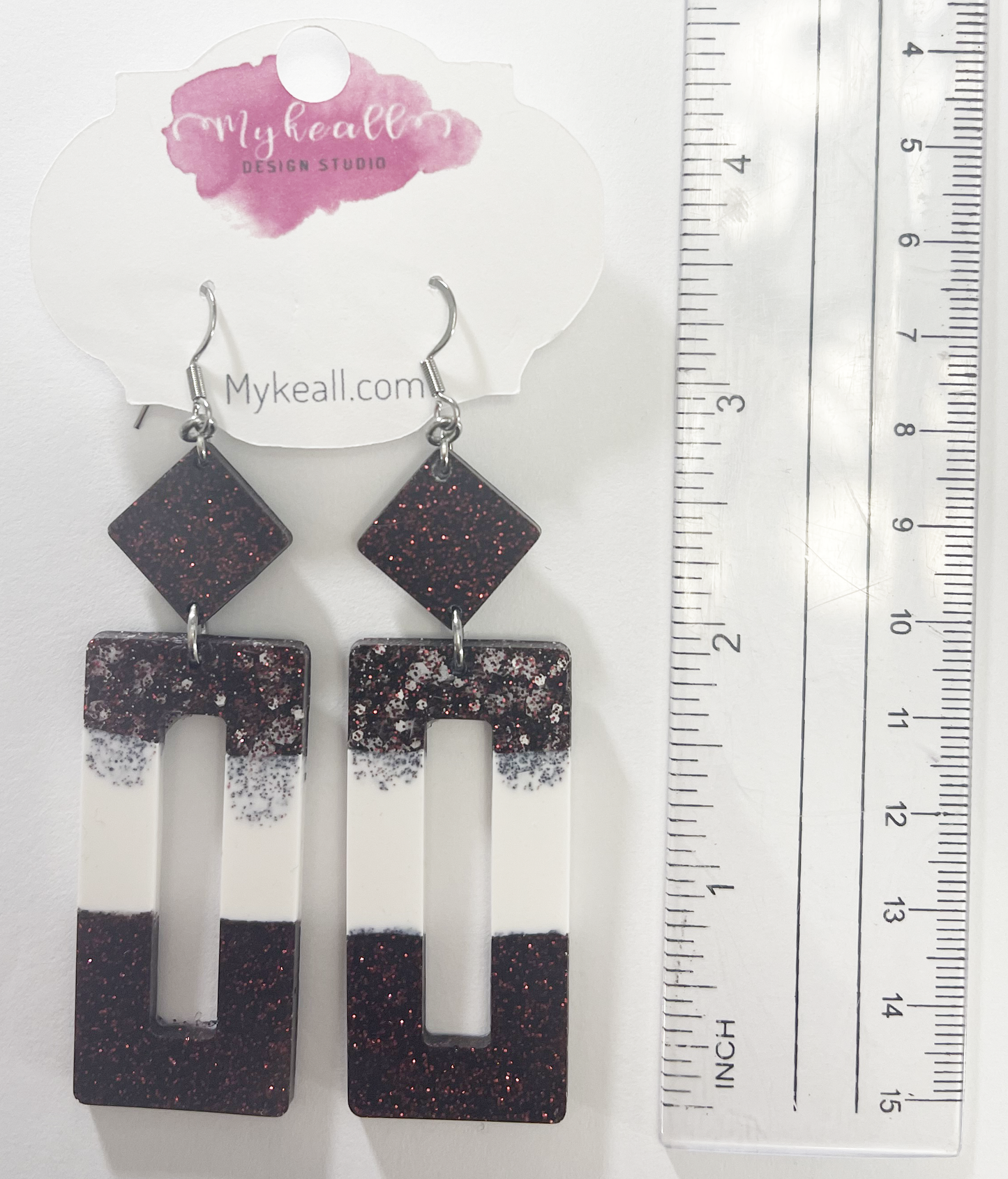 Maroon Earrings - 9