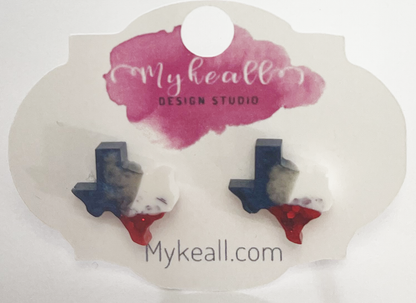 Red White Blue Earrings - 7