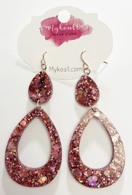 Rose Gold Earrings - 43