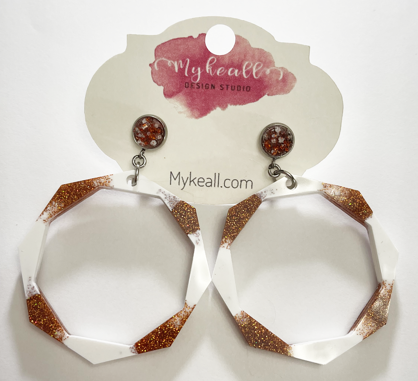 Burnt Orange Earrings -5