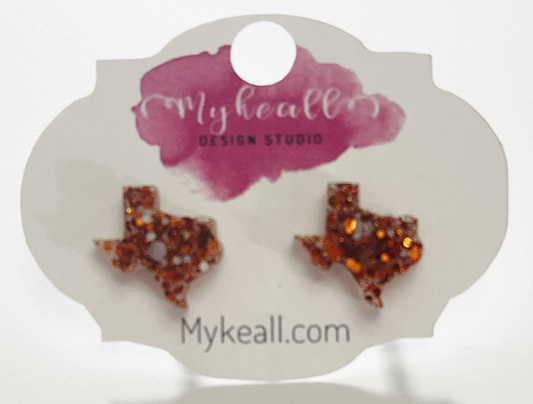 Burnt Orange Earrings - 10