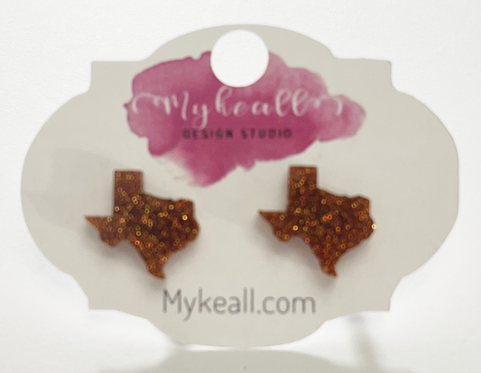 Burnt Orange Earrings - 11