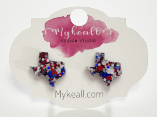 Red White Blue Earrings - 6