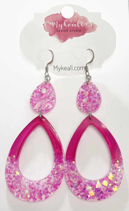 Pink Earrings - 3