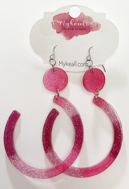 Pink Earrings - 4