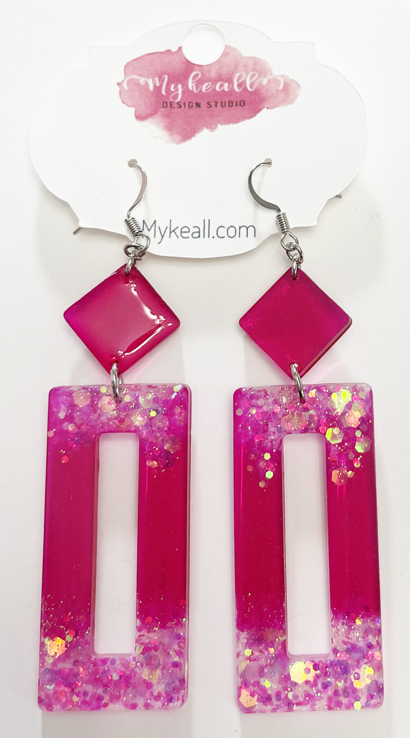 Pink Earrings - 2