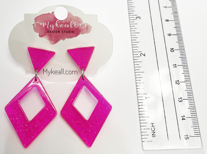 Pink Earrings - 10