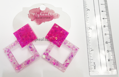 Pink Earrings - 12