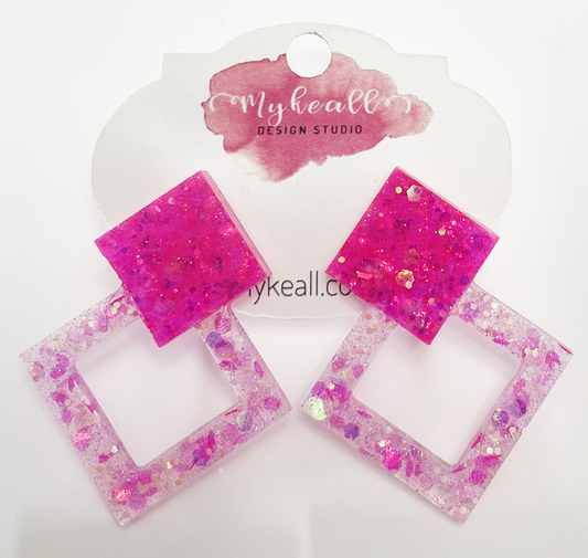 Pink Earrings - 12