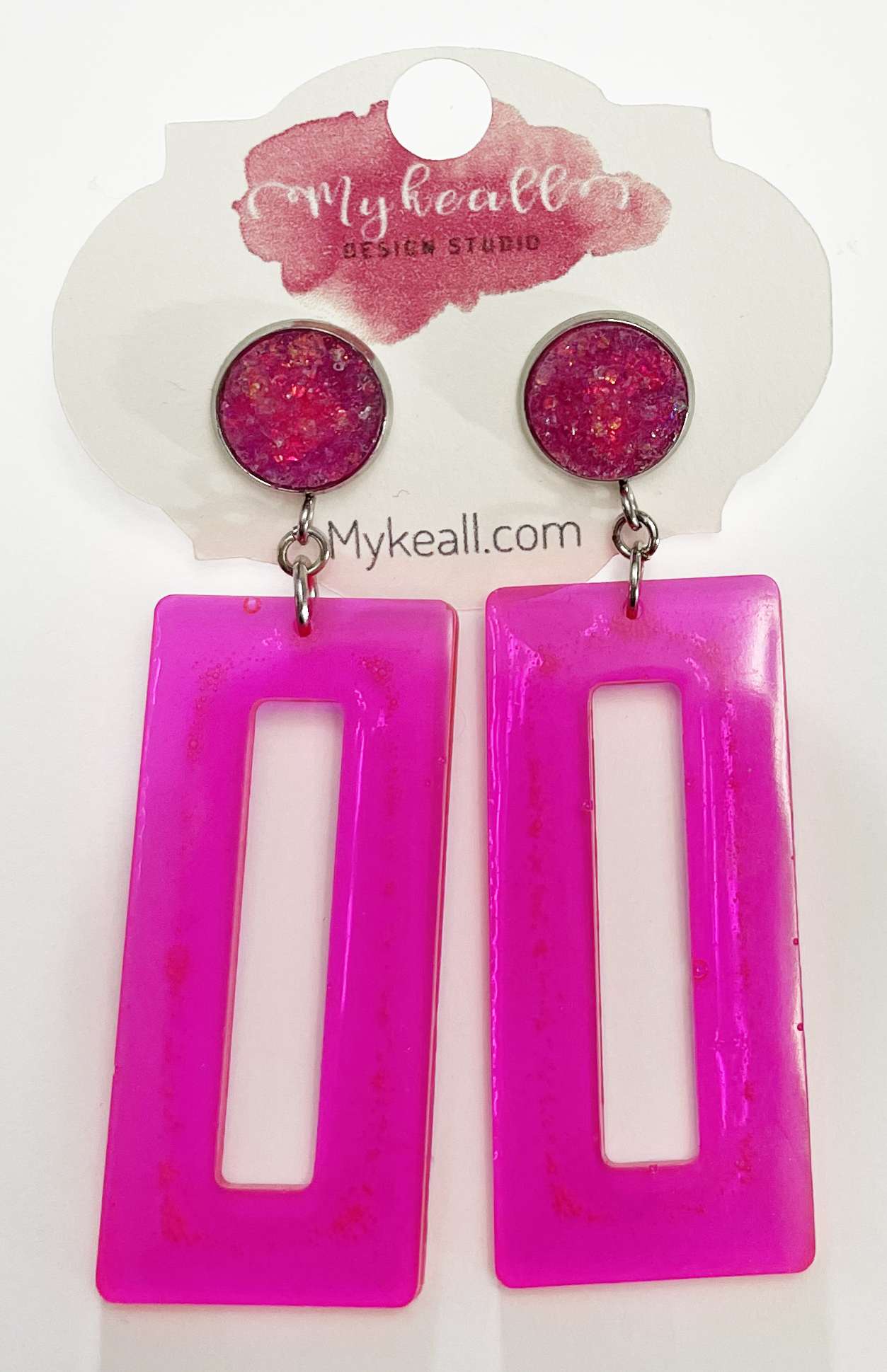 Pink Earrings - 13