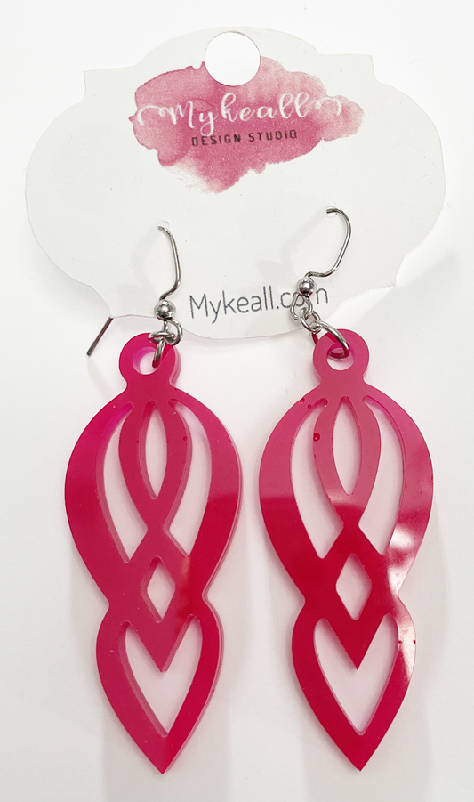 Pink Earrings - 14