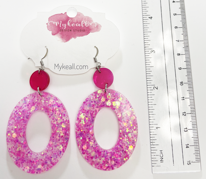 Pink Earrings - 16