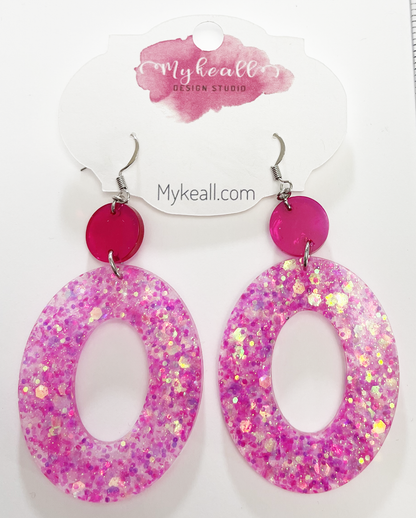 Pink Earrings - 16