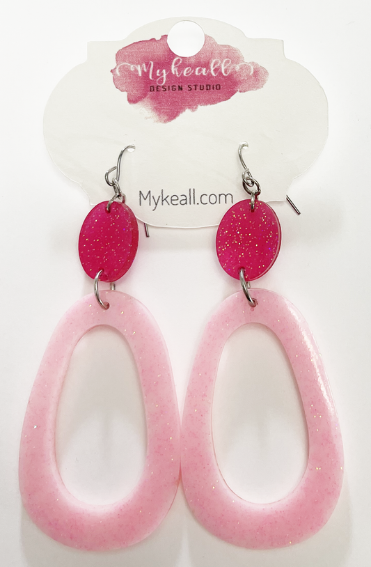 Pink Earrings - 17