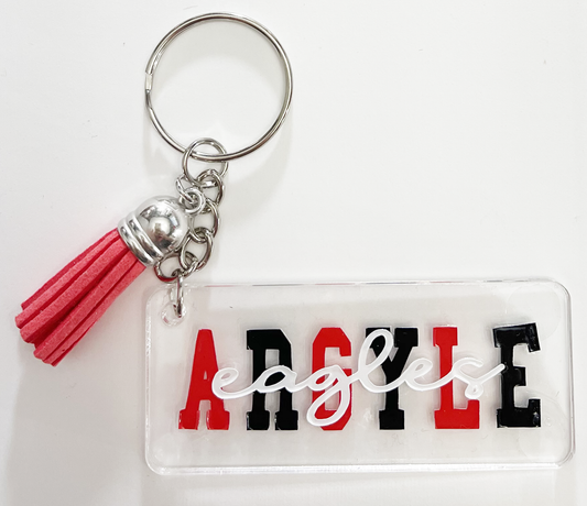 Argyle Key Fob/Zipper Pull - 10