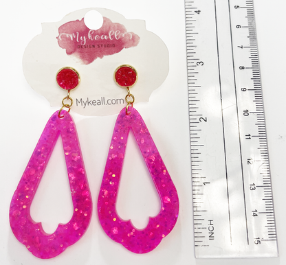 Pink/Gold Earrings - 27